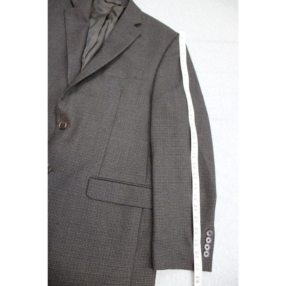 Lauren‎ Ralph Lauren Blazer Men 40R Houndstooth Wool 2-Button Single Breasted